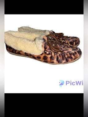 J Crew Leopard Slippers